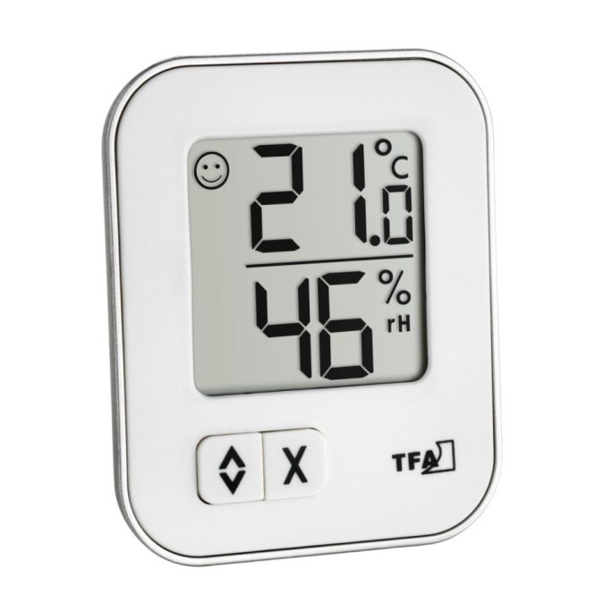Digitální teploměr s vlhkoměrem TFA 30.5026.02 MOXX - bílý