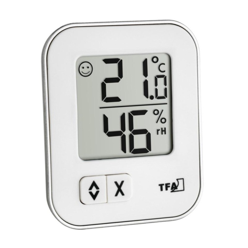 Digitální teploměr s vlhkoměrem TFA 30.5026.02 MOXX - bílý