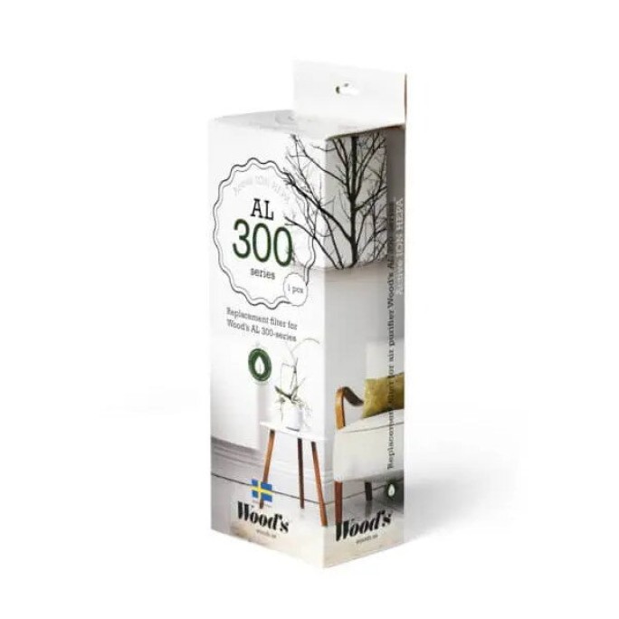 Náhradní aktivní ION HEPA filtr pro Woods AL310 / AL310 FC Náhradní aktivní ION HEPA filtr pro Woods AL310 / AL310 FC