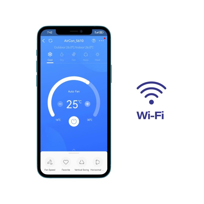 Mobilní klimatizace Olimpia Splendid DOLCECLIMA Air Pro 13 A+ WiFi - zánovní