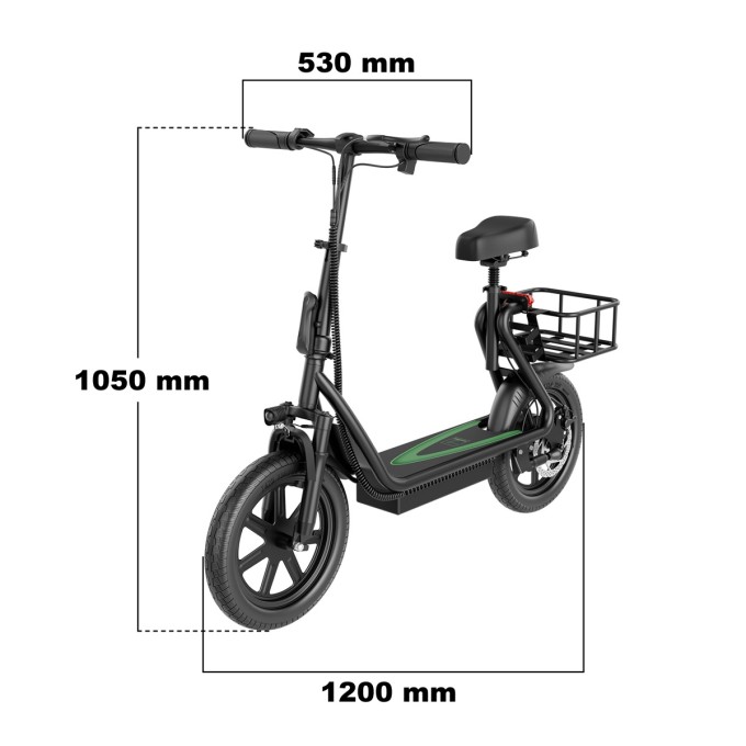 Elektrokoloběžka AERIUM AOVO PRO COMFORT V2 černá - zánovní